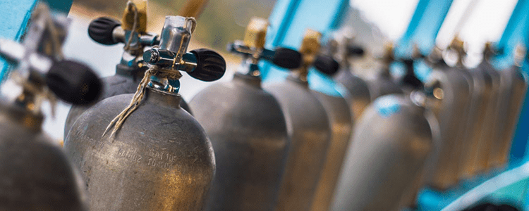 Газовые баллоны в Пионерской